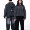 Boxy | Acid Wash Hoodie