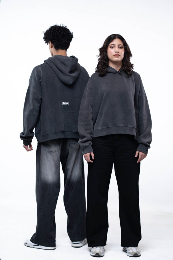 Boxy | Acid Wash Hoodie