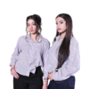 2 Corporate Slave | Grey Lines Button-Down